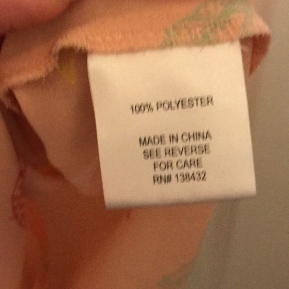 ModCloth Peach Umbrella Print Tank - Picture 7 of 7